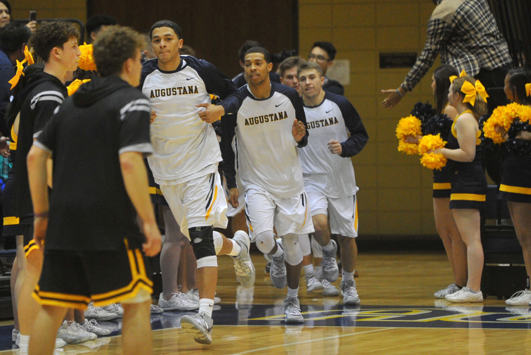 Augustana College men's basketball vs UW-Oshkosh season opener.